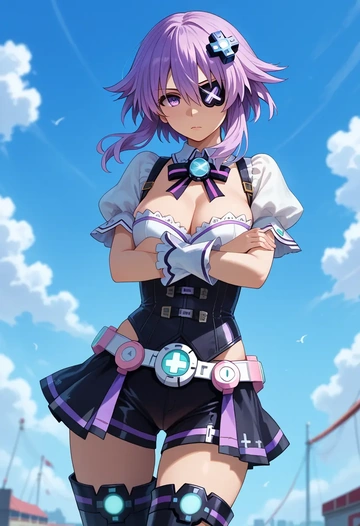 neptune_(series),nepgear,pirate  - AI generated anime art