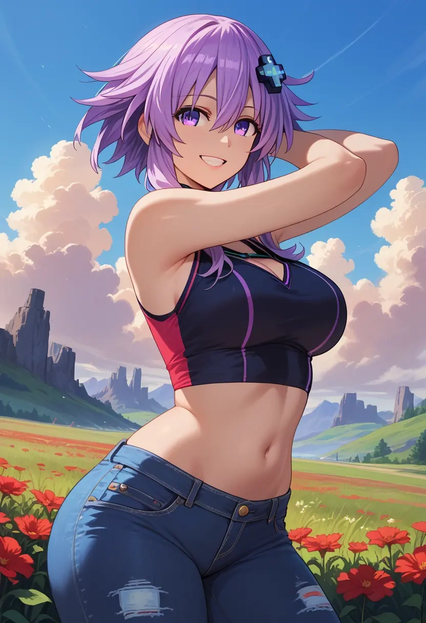 neptune_(series),nepgear,crop top  - 