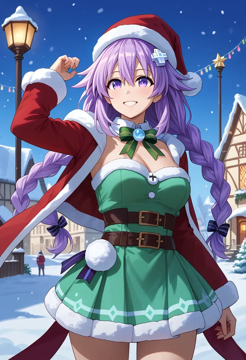 neptune_(series),neptune_(neptunia),Christmas,dress  - 