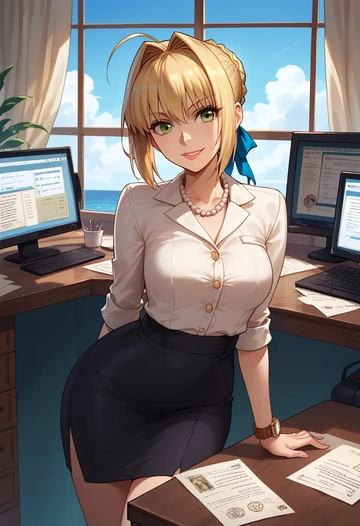 fate_(series),nero_claudius_(fate),OL  - AI generated anime art