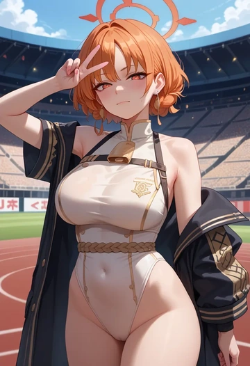 blue_archive,neru_(blue_archive),athletic  - AI generated anime art