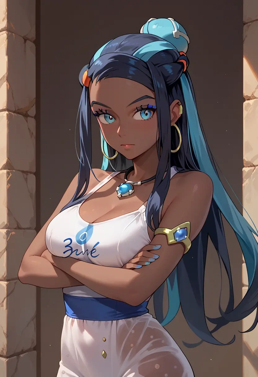 pokemon,nessa_(pokemon),pajamas  - 