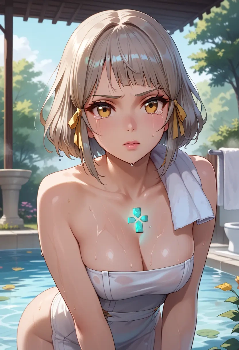 xenoblade_chronicles_(series),nia_(xenoblade),towel,sexy  - 