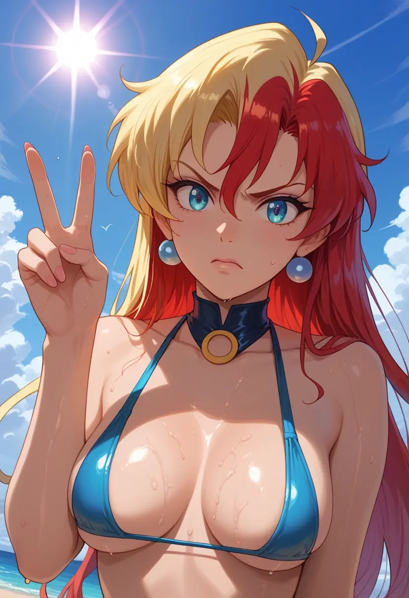 tengen_toppa_gurren_lagann,nia_teppelin,bikini  - 