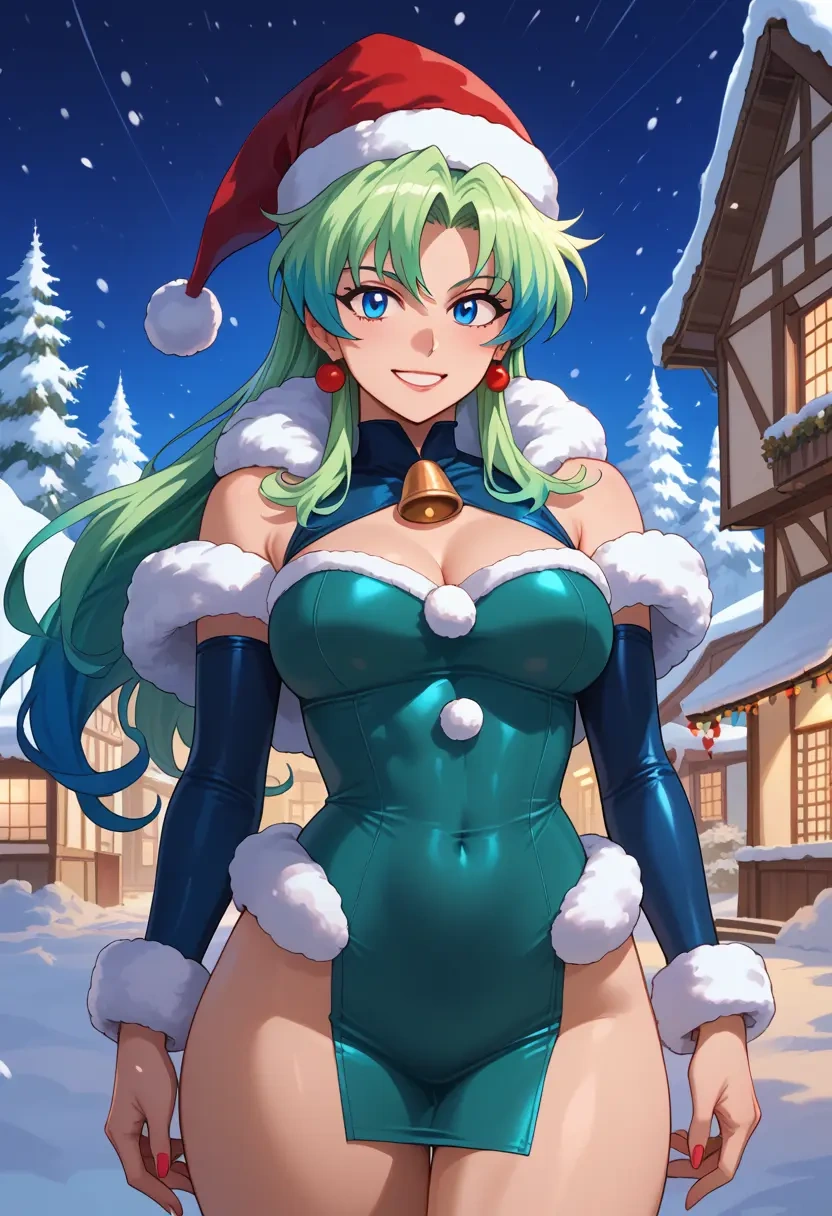 tengen_toppa_gurren_lagann,nia_teppelin,Christmas,dress  - 