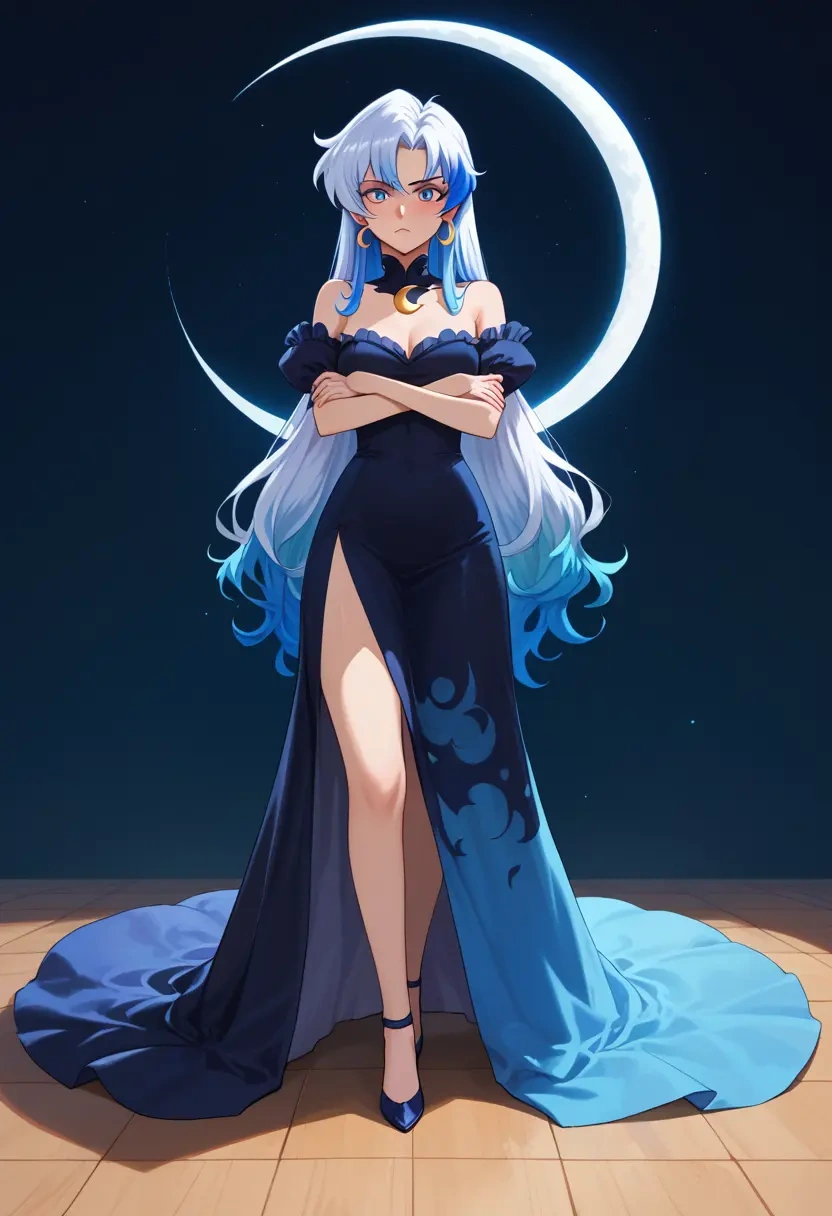 tengen_toppa_gurren_lagann,nia_teppelin,gothic priestess gown,high slit,embroidered veil  - 