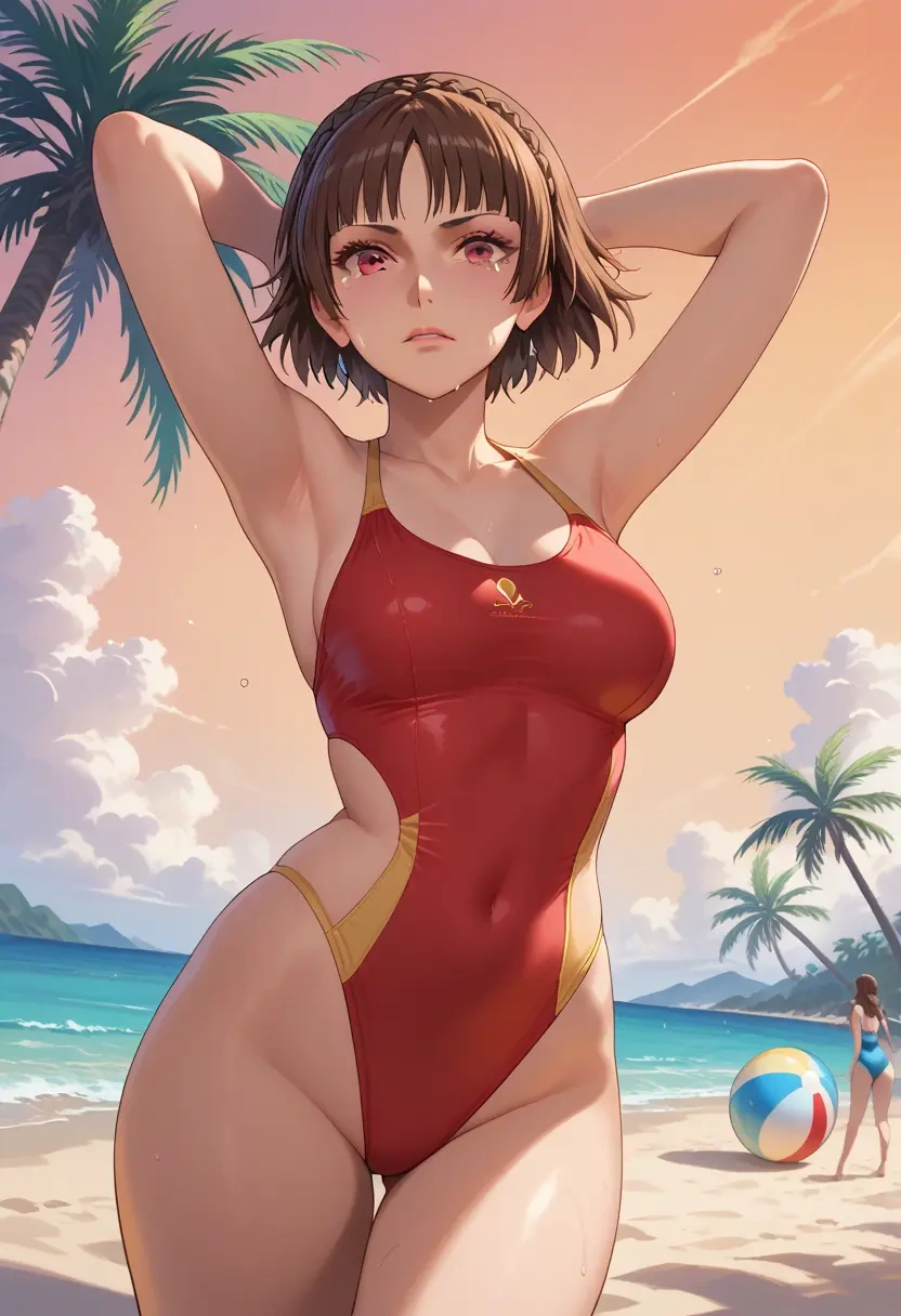 persona,niijima_makoto,bikini  - 