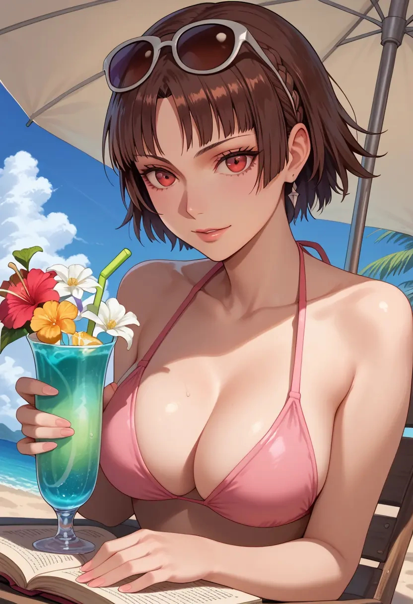 persona,niijima_makoto,bikini  - 