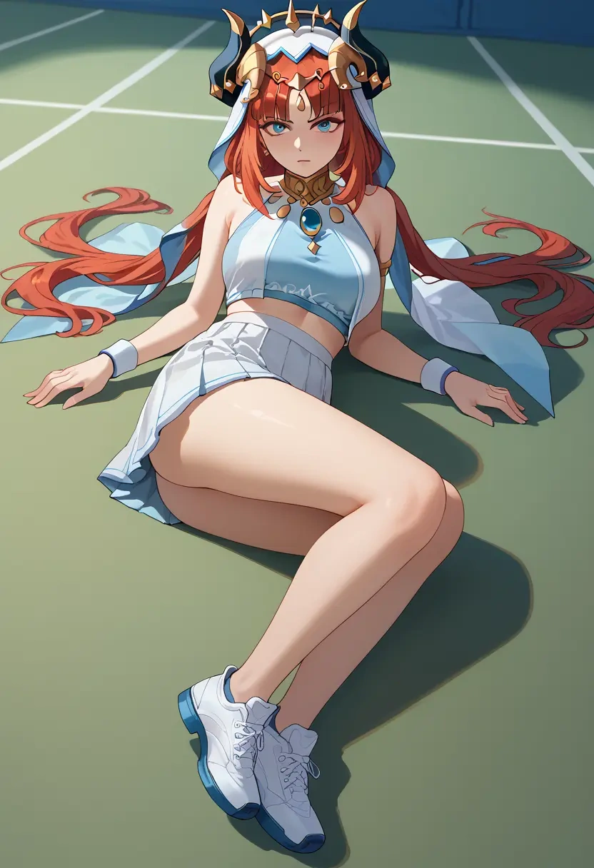 genshin impact,nilou,tennis skirt  - 