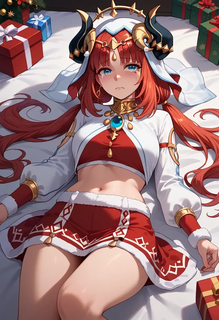 genshin impact,nilou,Christmas,skirt  - 