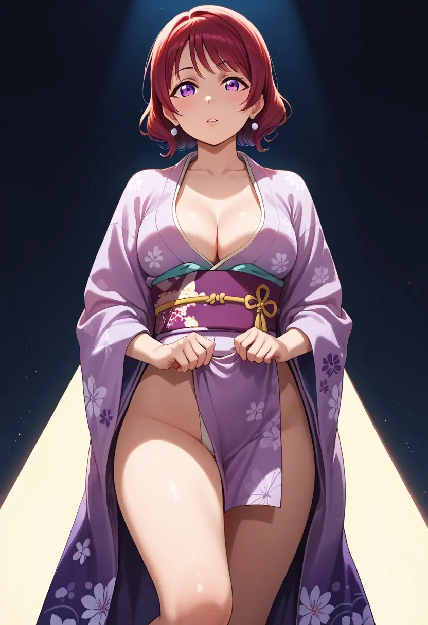 love_live,nishikino_maki,kimono,sexy  - 