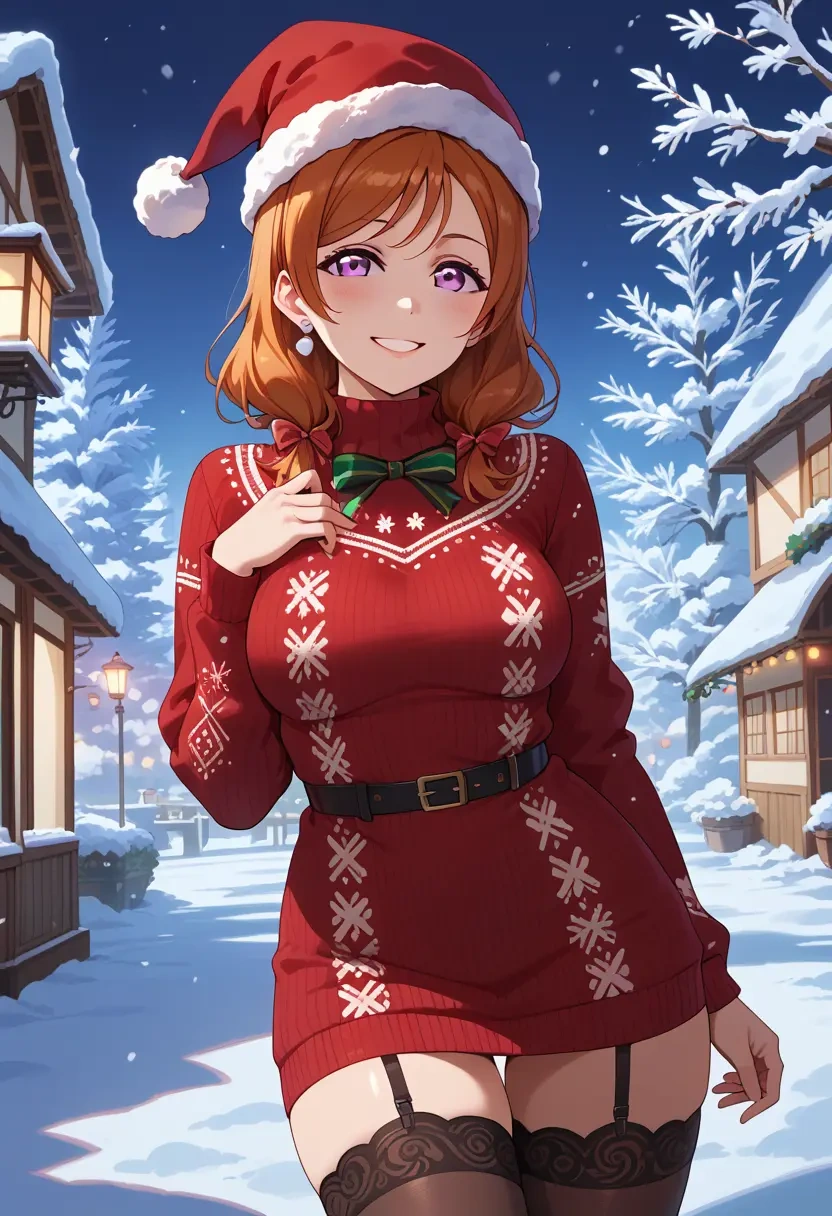 love_live,nishikino_maki,sweater,stockings,Thigh garters  - 