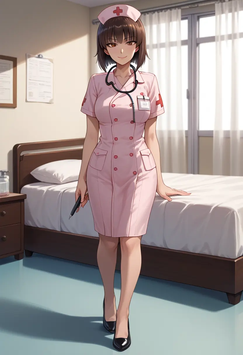 girls_und_panzer,nishizumi_maho,nurse  - 