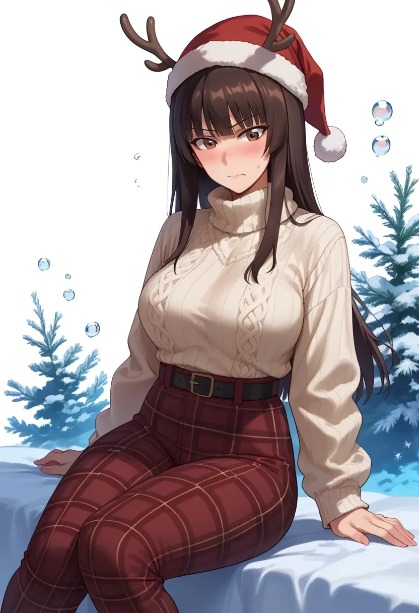 girls_und_panzer,nishizumi_shiho,Christmas  - 