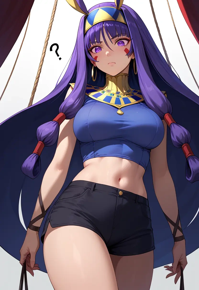 fate_(series),nitocris_(fate),athletic,shorts,sexy  - 