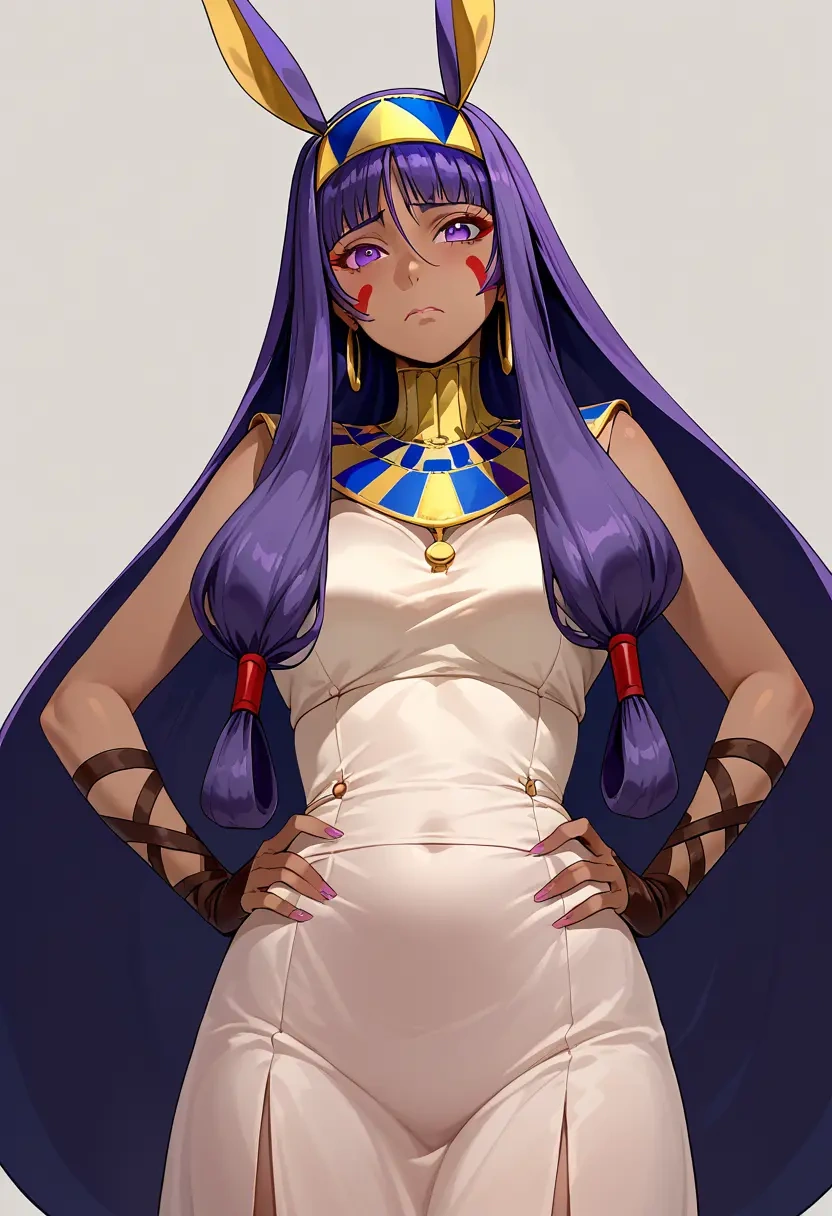 fate_(series),nitocris_(fate),tube top,jogger shorts  - 