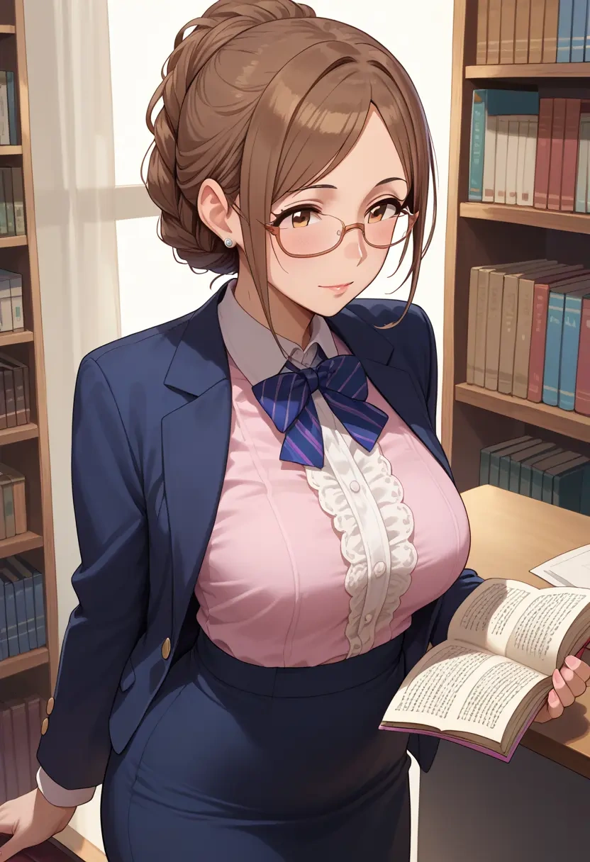 idolmaster,nitta_minami,OL, glasses,  - 