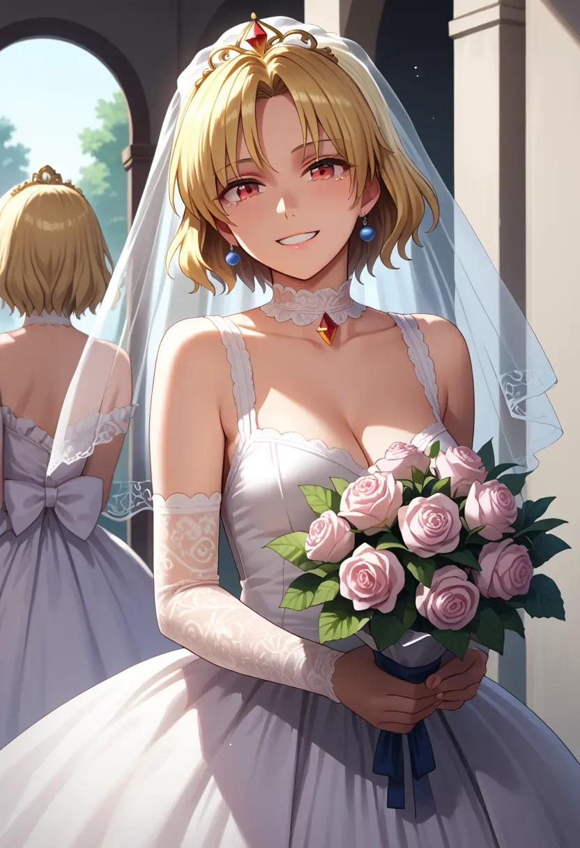 touhou,niwatari_kutaka,wedding  - 