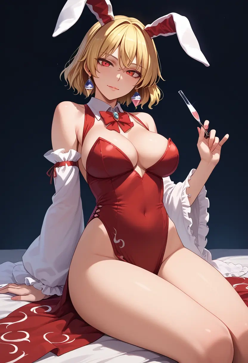 touhou,niwatari_kutaka,bunny girl  - 