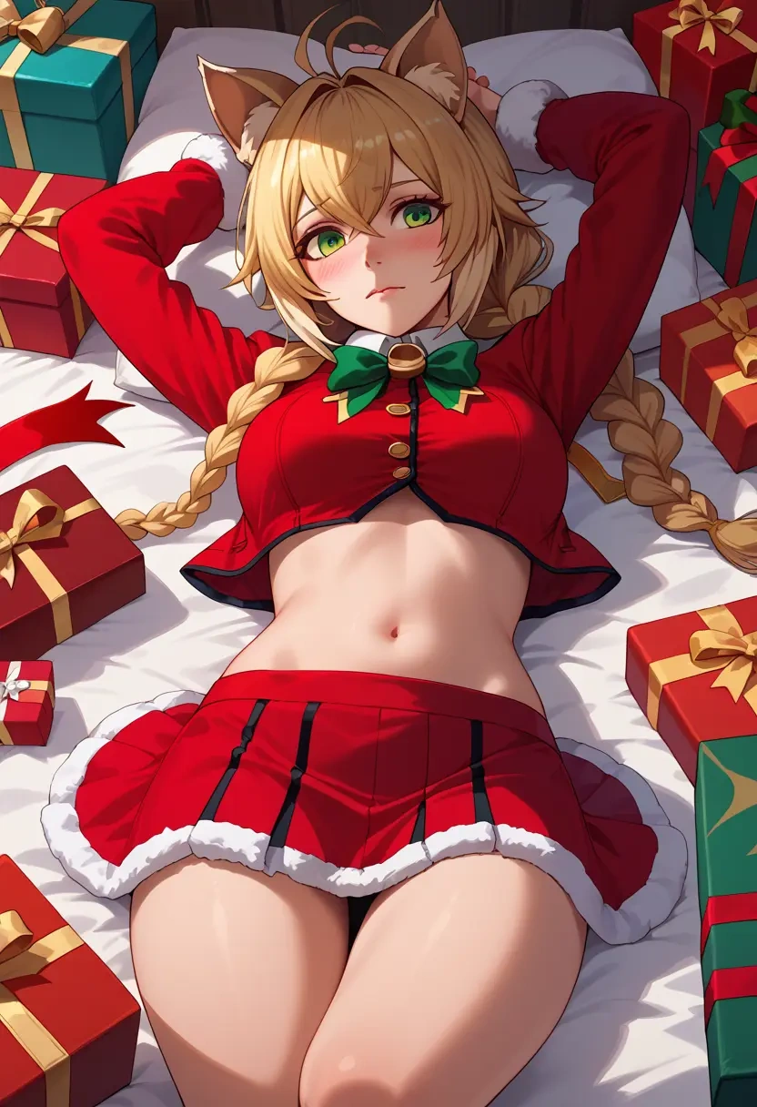 blazblue,noel_vermillion,Christmas,skirt  - 