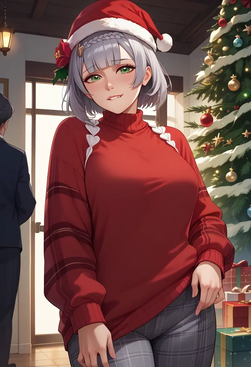 genshin impact,noelle_(genshin_impact),Christmas  - 