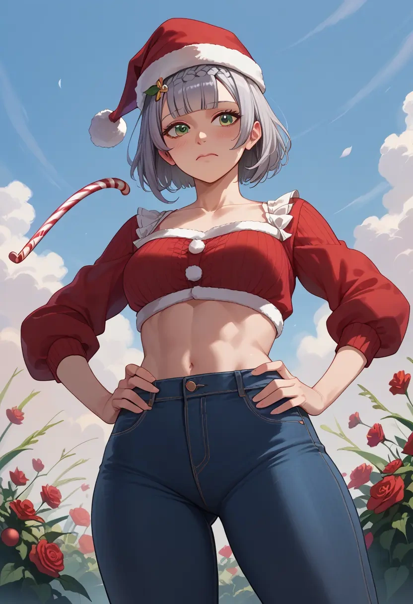 genshin impact,noelle_(genshin_impact),Christmas  - 