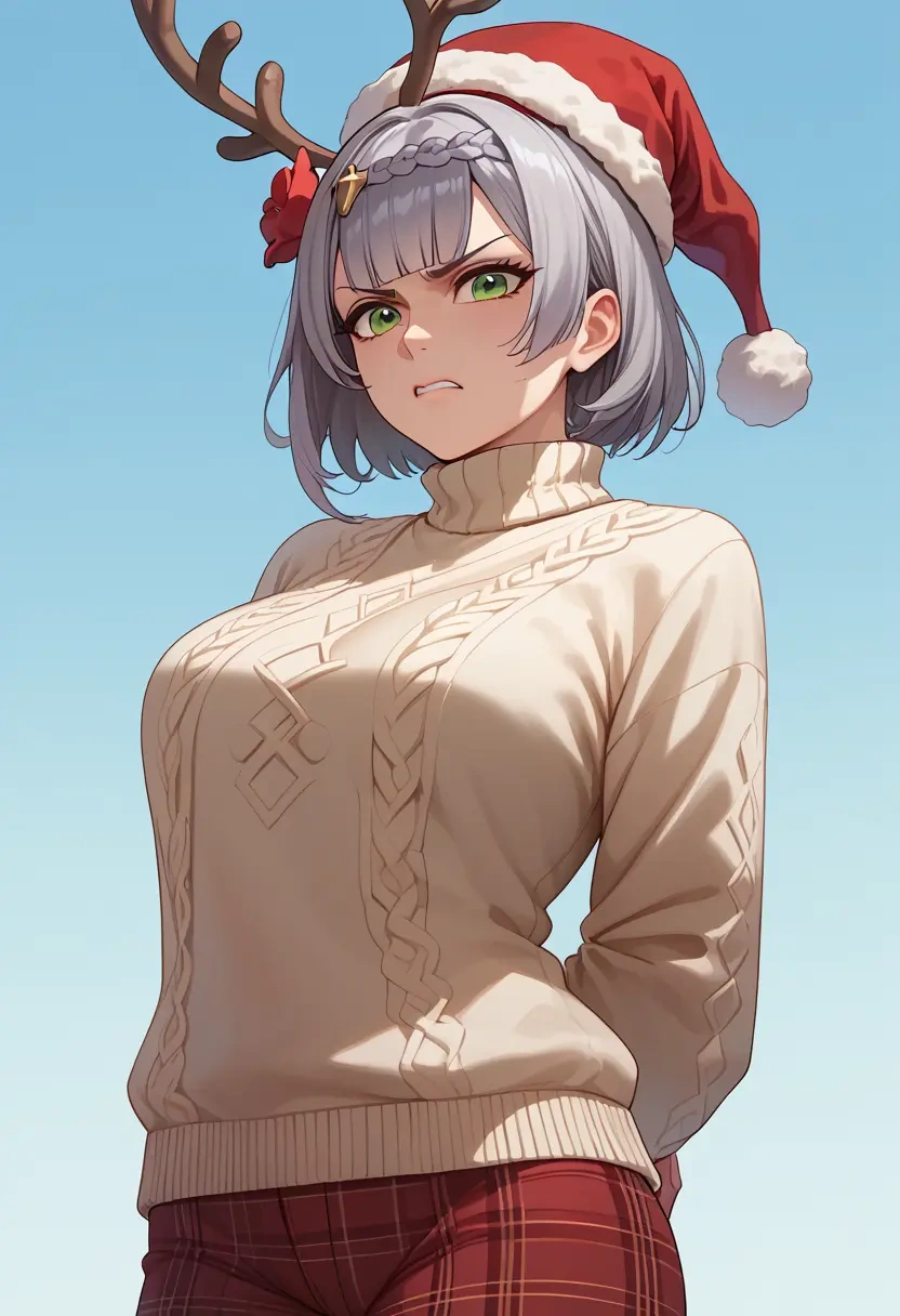 genshin impact,noelle_(genshin_impact),Christmas  - 