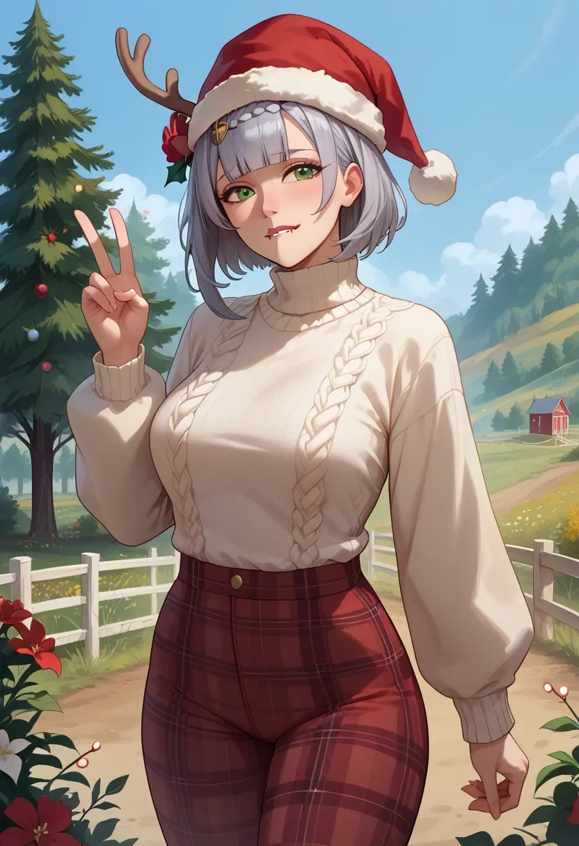 genshin impact,noelle_(genshin_impact),Christmas  - 