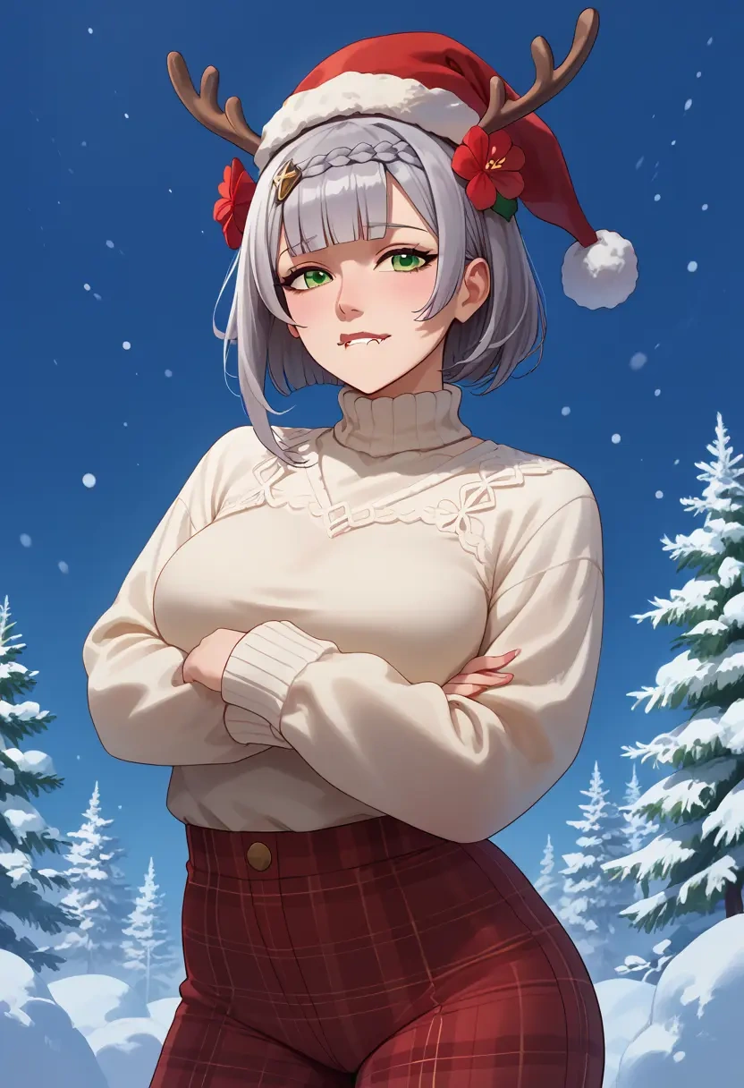 genshin impact,noelle_(genshin_impact),Christmas  - 