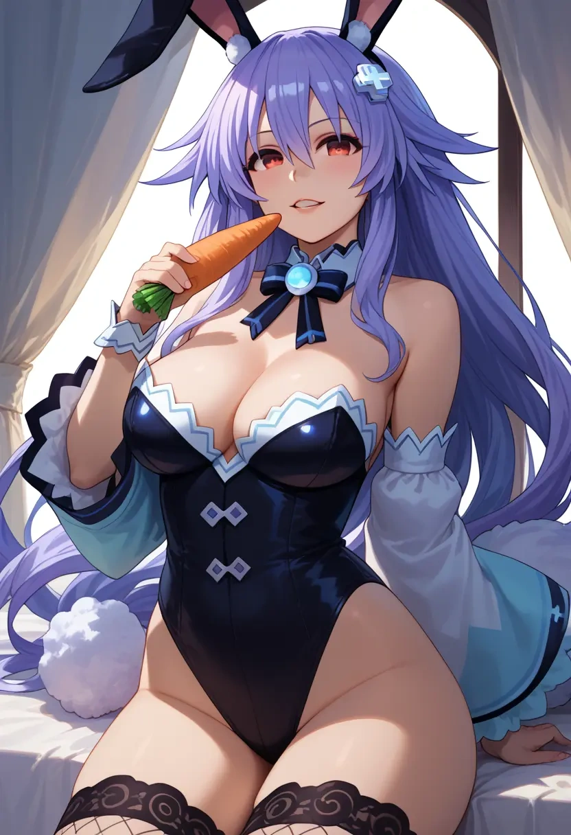 neptune_(series),noire_(neptunia),bunny girl, sexy,stockings  - 