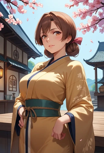 kantai_collection,non-human_admiral_(kancolle),kimono  - AI generated anime art