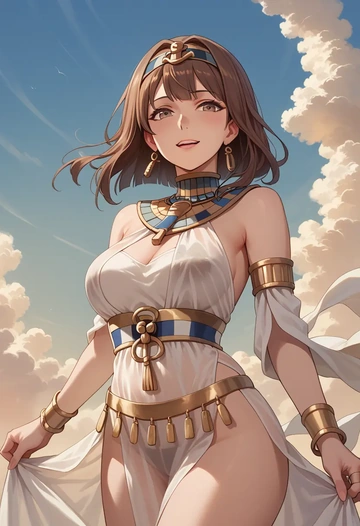 kantai_collection,non-human_admiral_(kancolle),Egyptian  - AI generated anime art