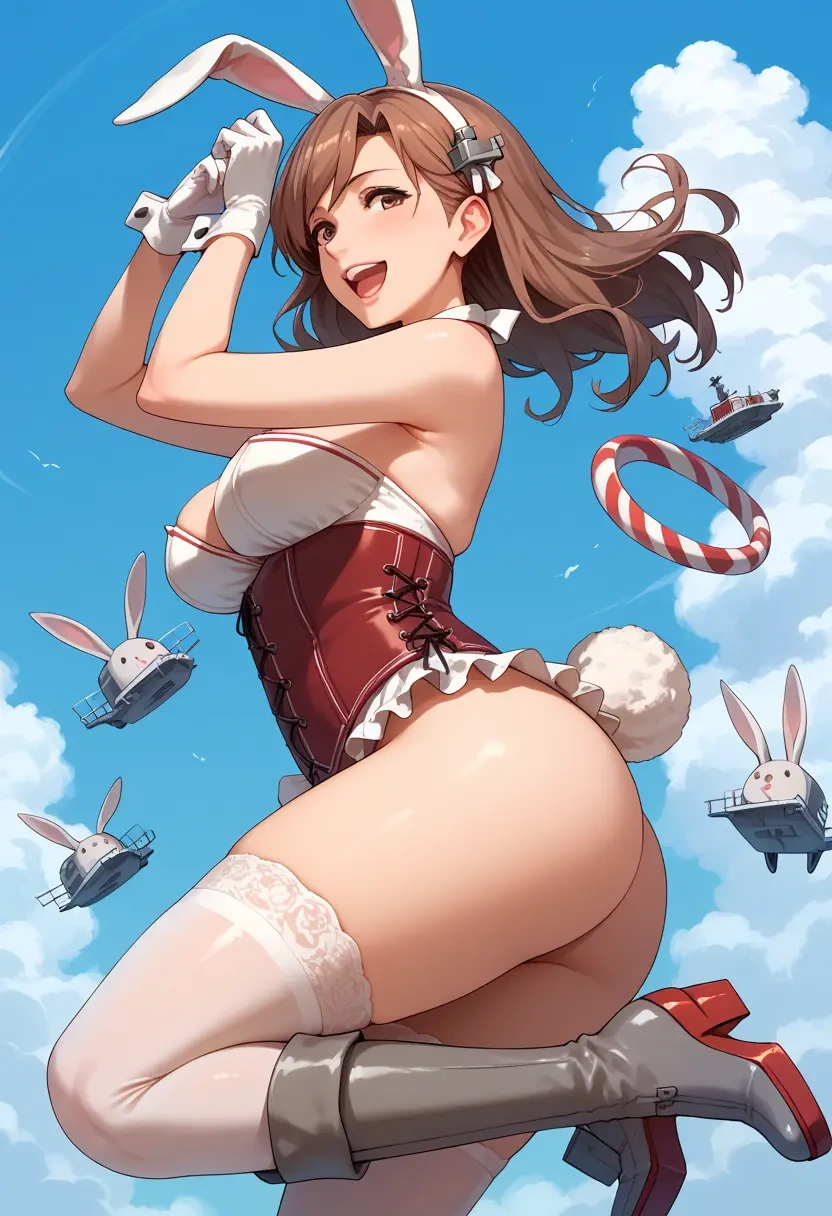 kantai_collection,non-human_admiral_(kancolle),bunny girl  - 