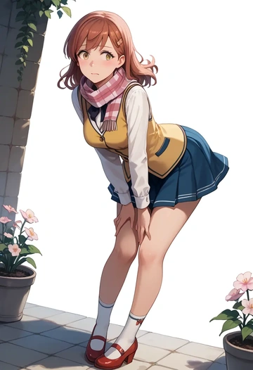 kantai_collection,non-human_admiral_(kancolle),spring,student uniform,vest  - AI generated anime art