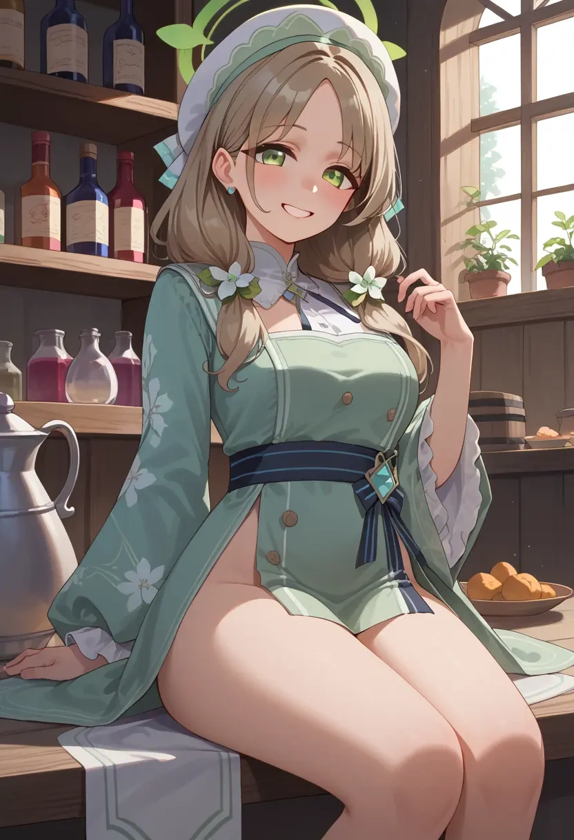 blue_archive,nonomi_(blue_archive),pajamas  - 