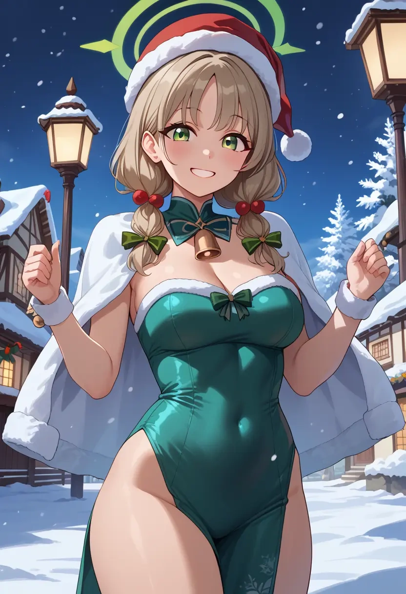 blue_archive,nonomi_(blue_archive),Christmas,dress  - 