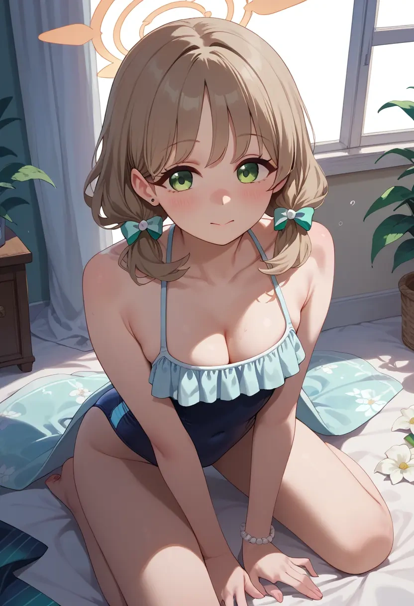 blue_archive,nonomi_(swimsuit)_(blue_archive),pajamas  - 