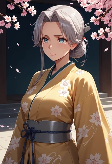 kantai_collection,nowaki_(kancolle),kimono  - AI generated anime art