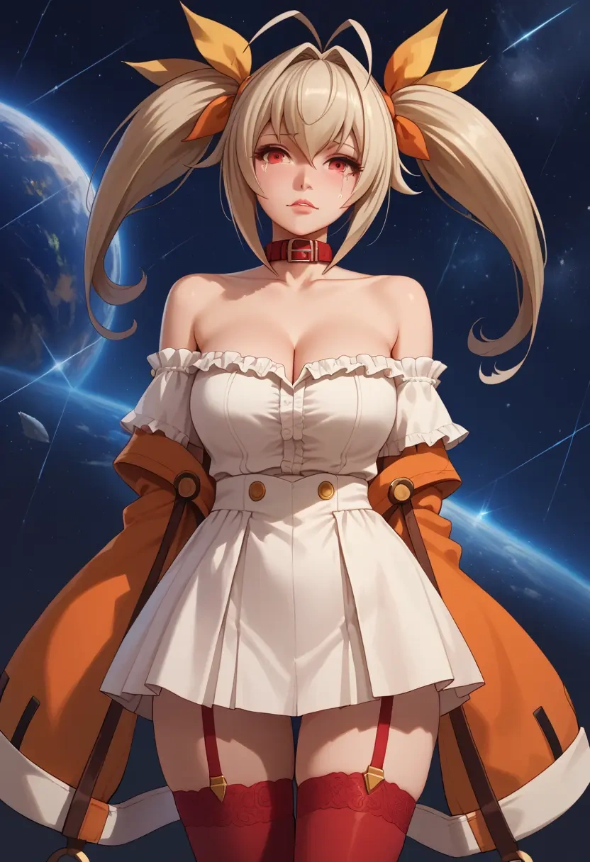 blazblue,nu-13,collar,oversized,Thigh garters  - 