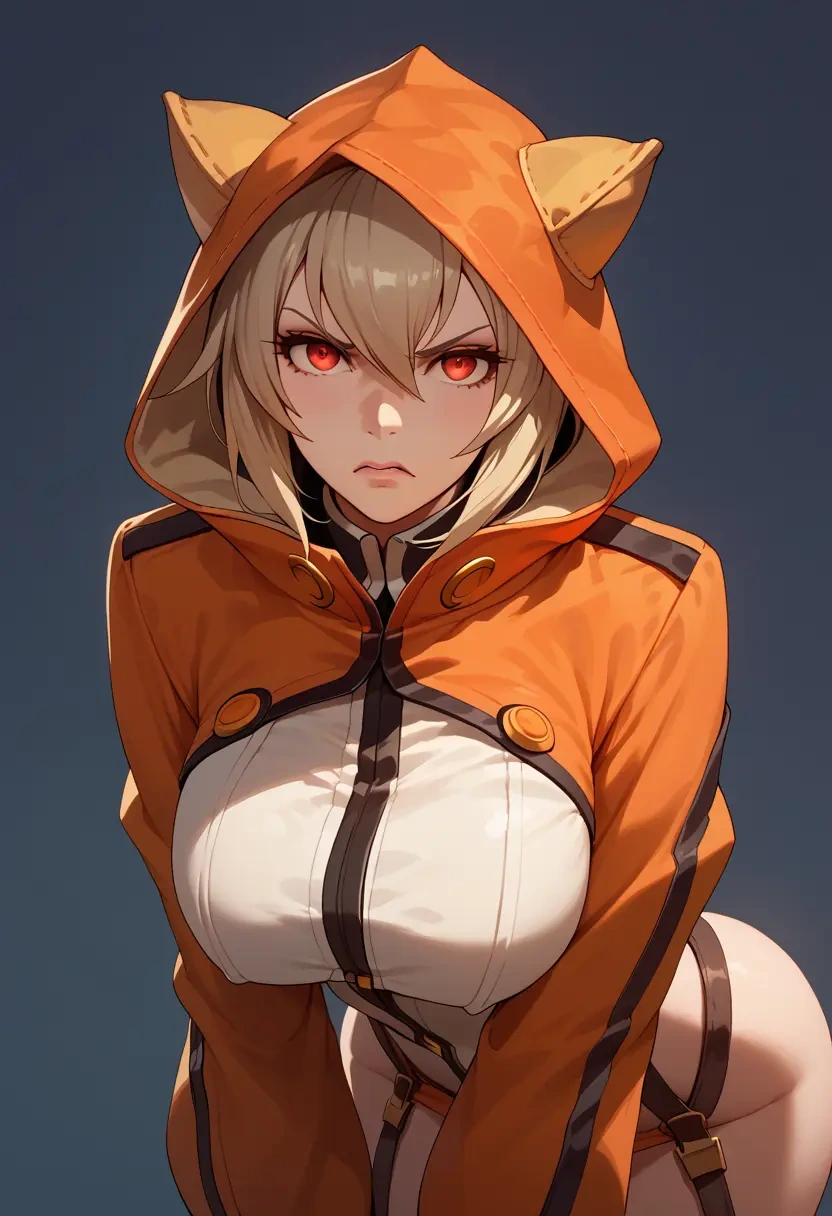 blazblue,nu-13,crop windbreaker,shorts  - 