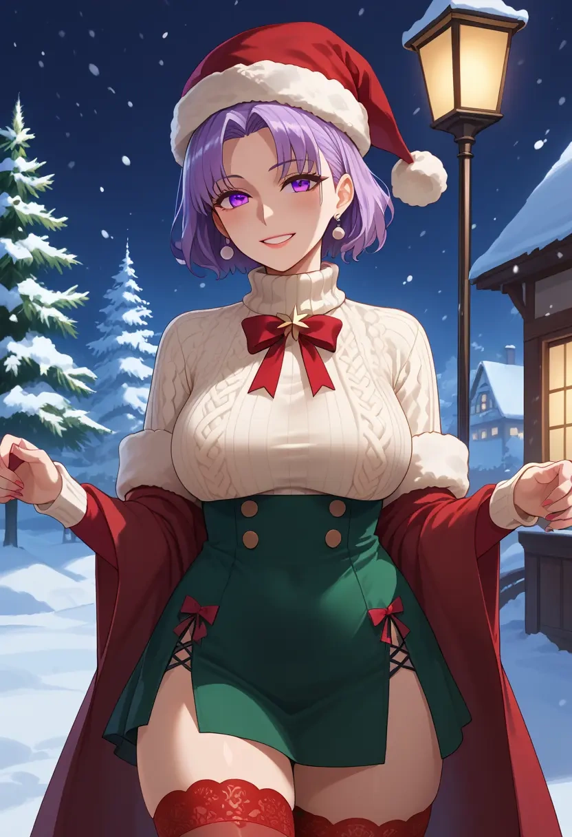 fate_(series),nursery_rhyme_(fate),Christmas,sweater dress,stockings  - 