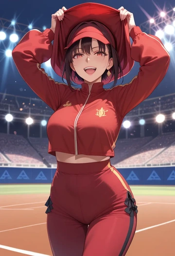 fate_(series),oda_nobunaga_(koha_ace),athletic  - AI generated anime art