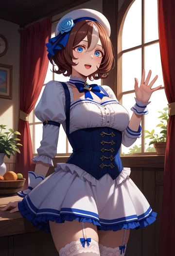 umamusume,oguri_cap_(umamusume),Victorian-era,stockings,sexy  - AI generated anime art