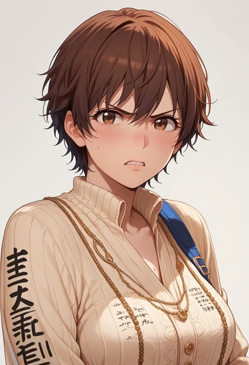 idolmaster,oikawa_shizuku,pajamas  - AI generated anime art