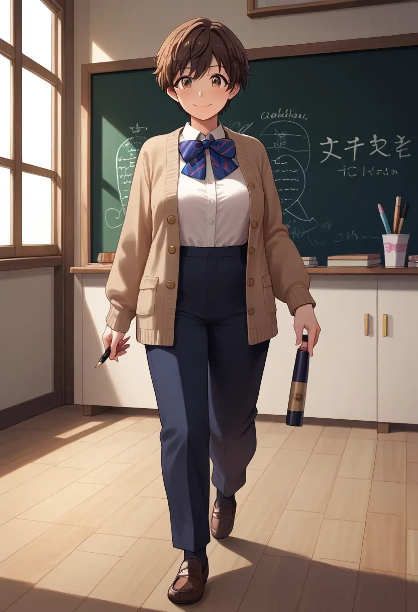 idolmaster,oikawa_shizuku,teacher, sweater  - 