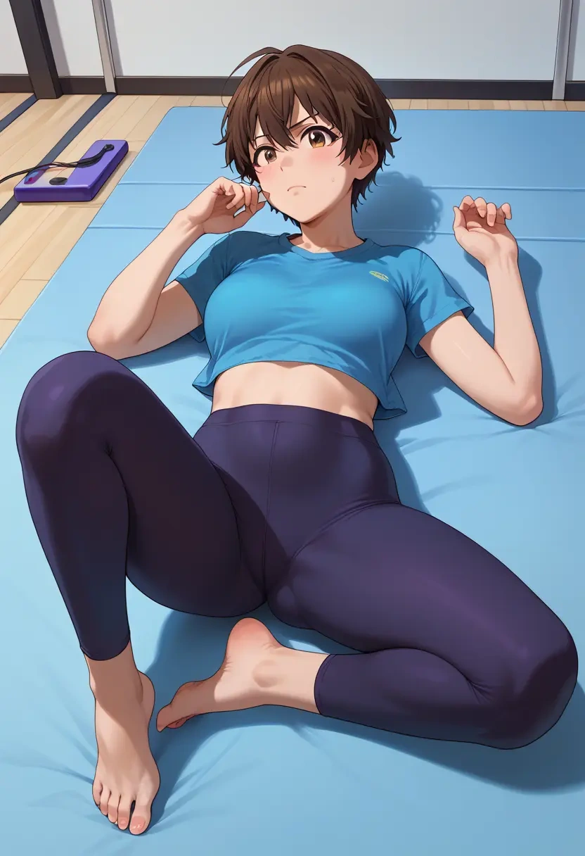 idolmaster,oikawa_shizuku,yaga pants  - 