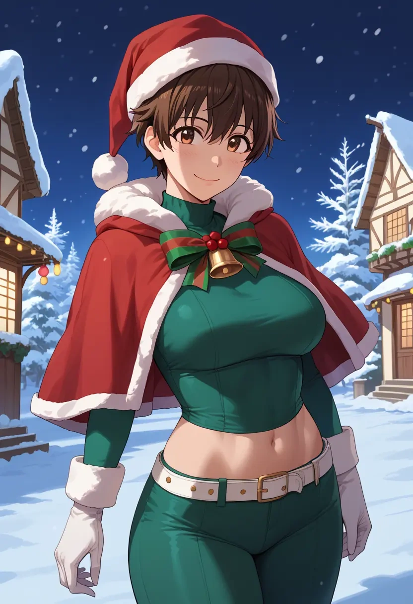 idolmaster,oikawa_shizuku,Christmas,dress  - 