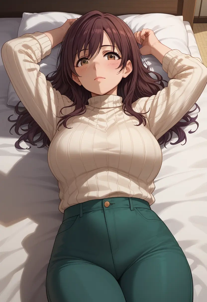 idolmaster,oikawa_shizuku,sweater  - 