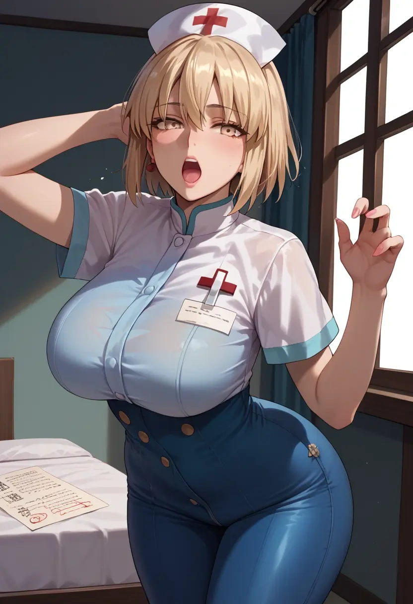 fate_(series),okita_souji_(fate),nurse  - 