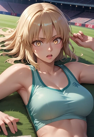 fate_(series),okita_souji_(fate),athletic  - AI generated anime art